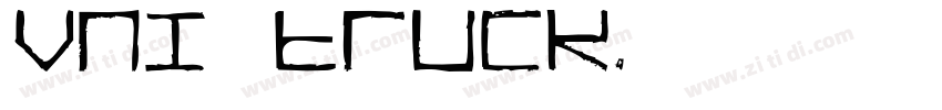 VNI Truck字体转换